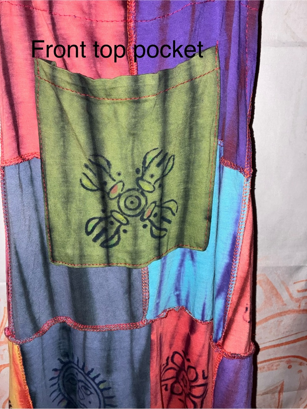 Rising International Multicolor Patchwork Overalls - Picture 3 of 13